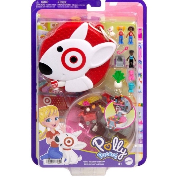 NEW! Polly Pocket Target Bullseye Adventure Play Set - Picture 1 of 7